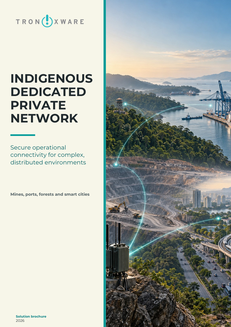 Network Design brochure cover, future-ready networks for operational sites