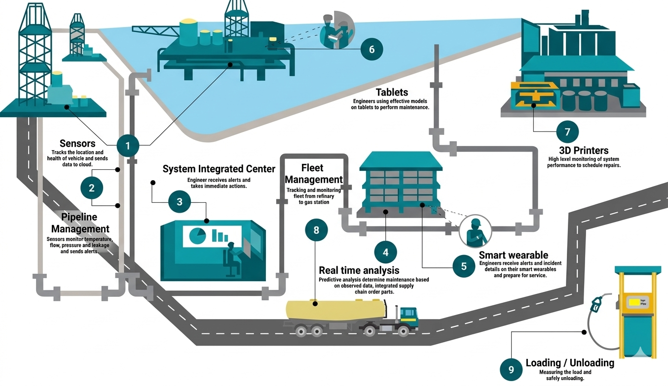 IoT in oil and gas industries